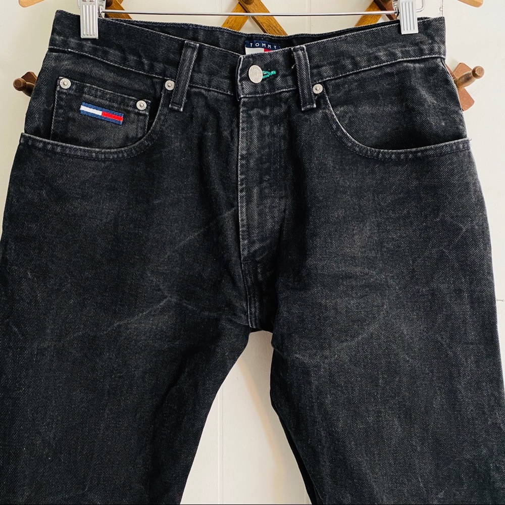Vintage Tommy Hilfiger Black Denim Jeans - Picture 2 of 8
